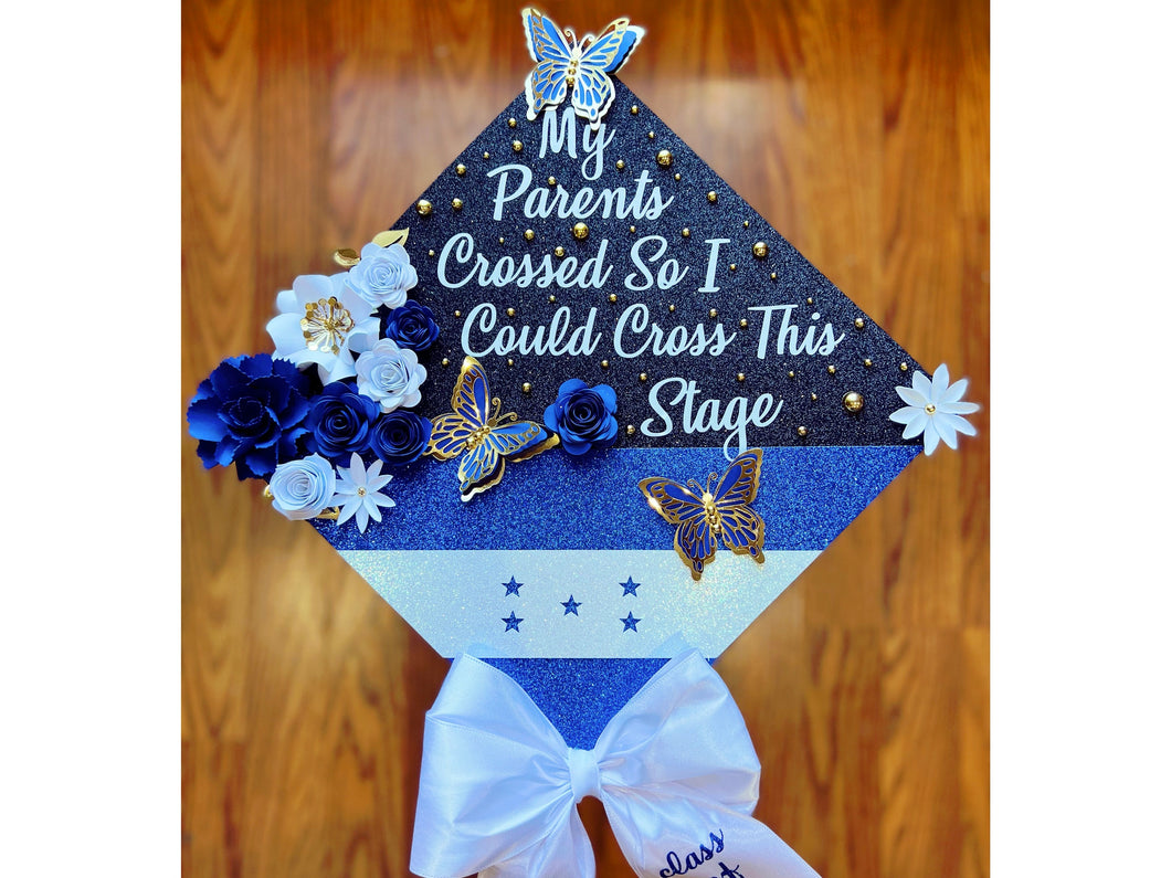 Honduras Graduation Cap Topper