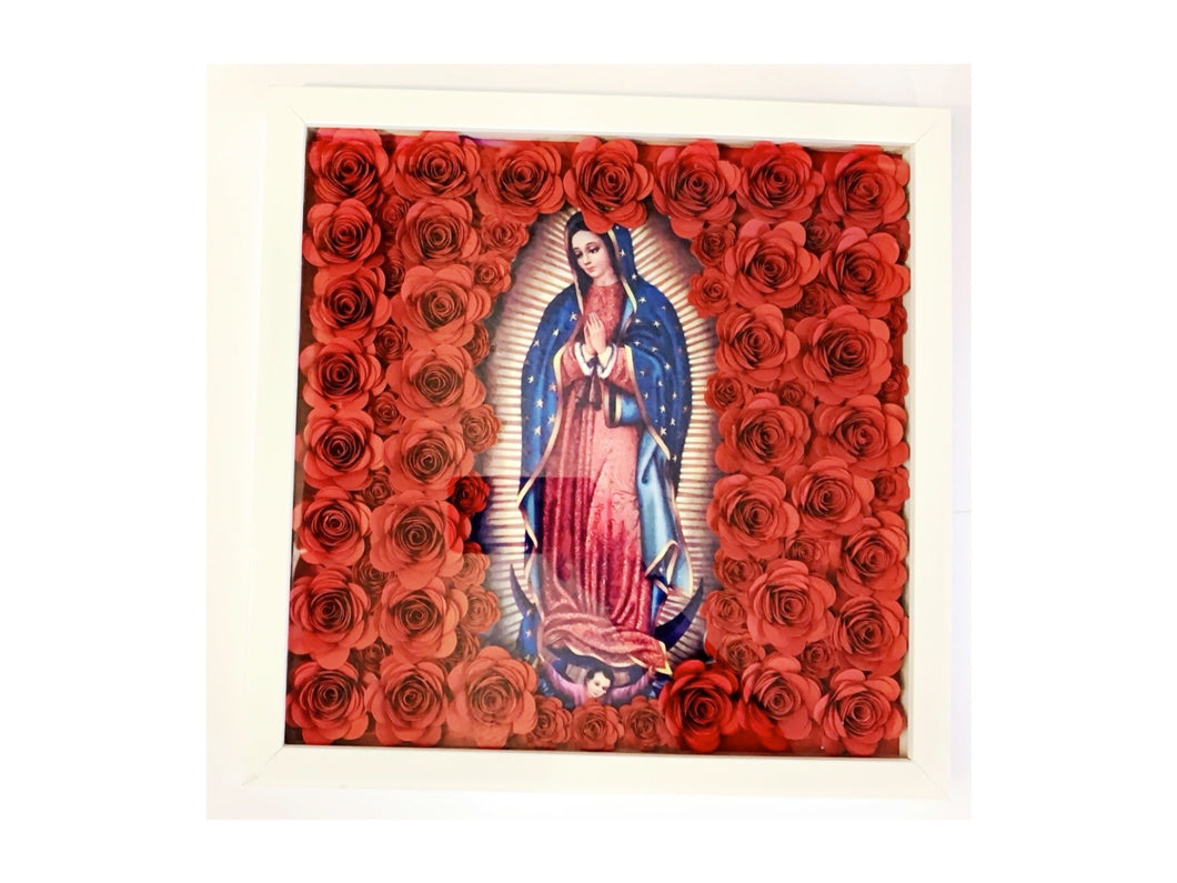 Shadow Box Virgen de Guadalupe